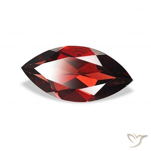 Granada Almandina Vermelho Sangue Profundo Natural 2.13ct, Marquesa, VVS
