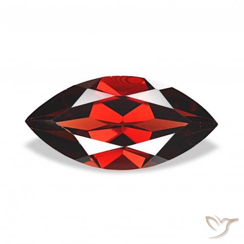 Granada Almandina Vermelho escuro Natural 2.12ct, Marquesa, VVS
