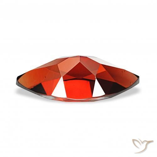 Granada Almandina Vermelho escuro Natural 2.12ct, Marquesa, VVS