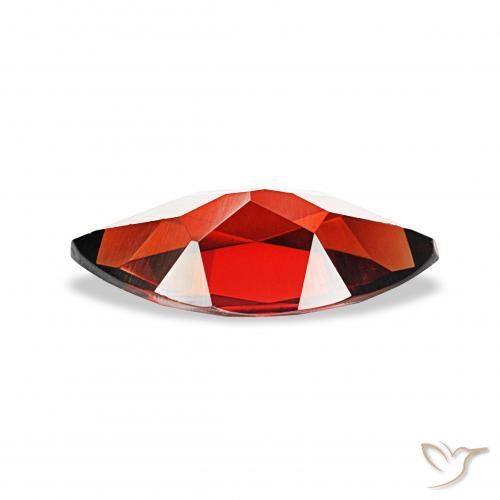 Granada Almandina Vermelho escuro Natural 1.80ct, Marquesa, VVS