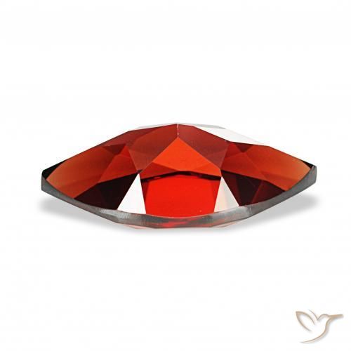 Granada Almandina Vermelho escuro Natural 2.40ct, Marquesa, VVS