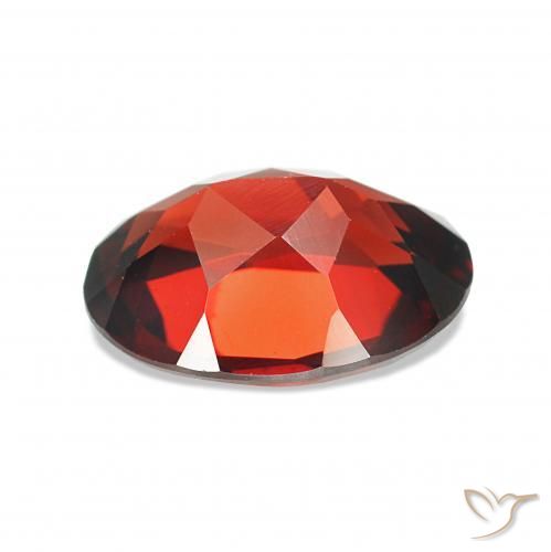 Granada Almandina Vermelho escuro Natural 2.00ct, oval, VVS