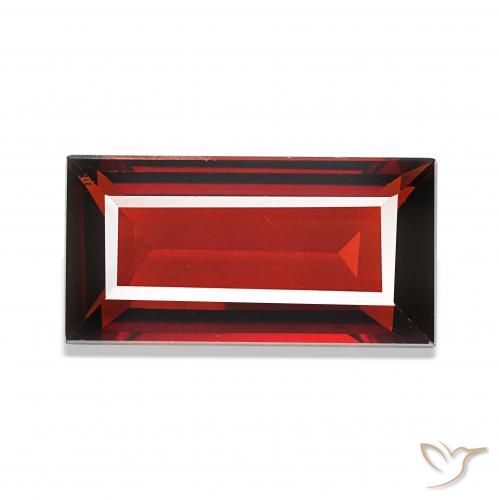 Granada Almandina Vermelho escuro Natural 1.59ct, baguete, VVS