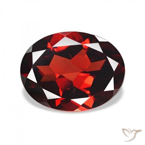 2.02ct Vermelho escuro Granada Almandina, oval, VVS