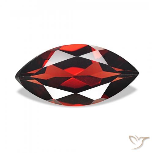1.88ct Vermelho Sangue Profundo Granada Almandina, Marquesa, VVS