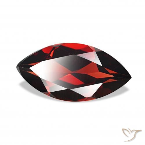 Granada Almandina Vermelho Sangue Profundo Natural 1.88ct, Marquesa, VVS
