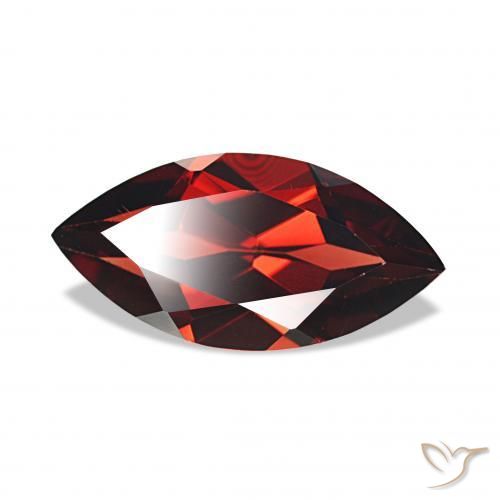 Granada Almandina Vermelho escuro Natural 2.24ct, Marquesa, VVS