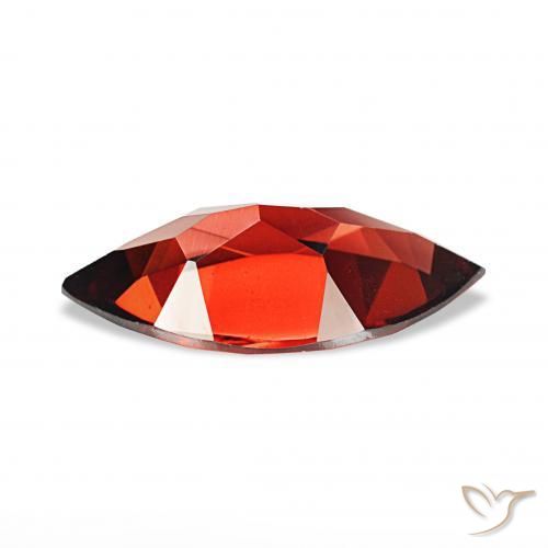 Granada Almandina Vermelho escuro Natural 1.81ct, Marquesa, VVS
