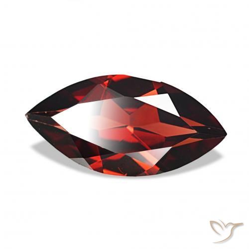 Granada Almandina Vermelho Sangue Profundo Natural 1.97ct, Marquesa, VVS
