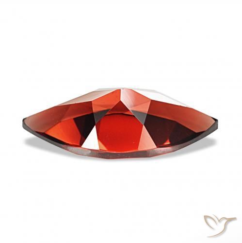 Granada Almandina Vermelho Sangue Profundo Natural 1.97ct, Marquesa, VVS