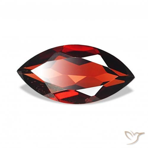 Granada Almandina Vermelho brilhante Natural 2.09ct, Marquesa, VS
