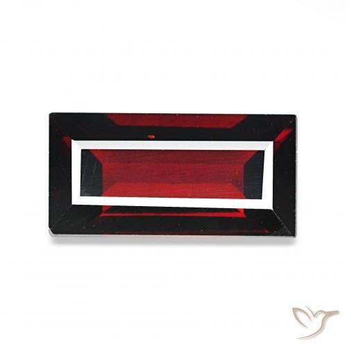 2.05ct Vermelho escuro Granada Almandina, baguete, VVS-VS