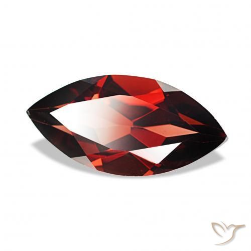 Granada Almandina Vermelho escuro Natural 1.99ct, Marquesa, VVS