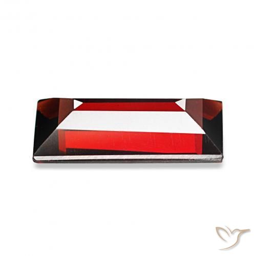 Granada Almandina Vermelho escuro Natural 1.64ct, baguete, VVS