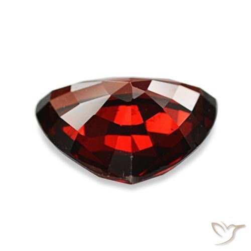 Granada almandina vermelho natural 3,27ct, trillion, VS