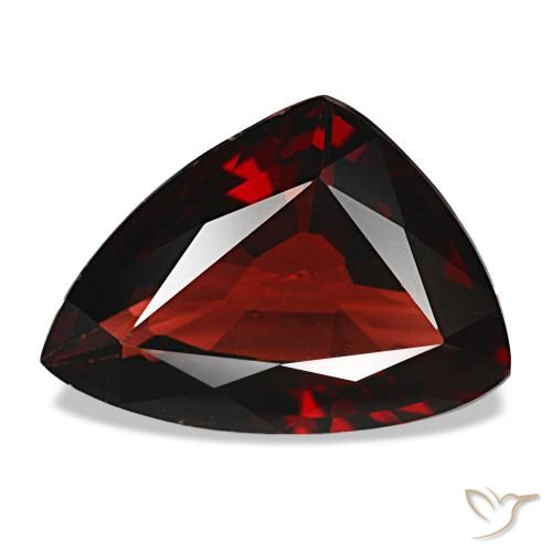 Granada almandina vermelho natural 6,08ct, forma extravagante, VS