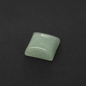 Amazonita verde natural 1,04ct, quadrado, opaco