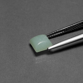 Amazonita Verde Natural 1.29ct, Quadrado, Opaco