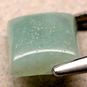 Amazonita Verde Natural 1.07ct, Quadrado, Opaco