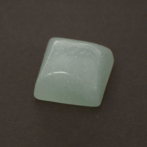 Amazonita verde natural 1,37ct, quadrado, opaco