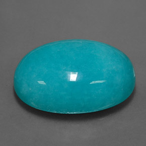 Amazonita Azul verde Natural 15,91ct, Corte Oval, Opaco