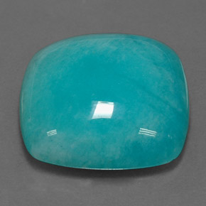 Amazonita Azul verde Natural 21.01ct, Almofada cortada, Opaco