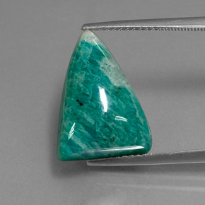 Amazonita Verde Natural 10.88ct, Trilhão, Opaco