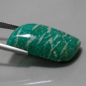 Amazonita Verde Natural 39.49ct, Forma extravagante, Opaco