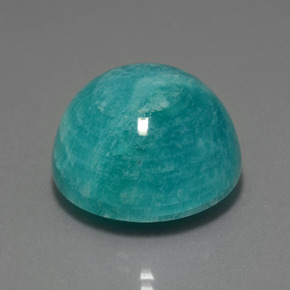 Amazonita Azul verde Natural 33.83ct, Corte Redondo, Opaco