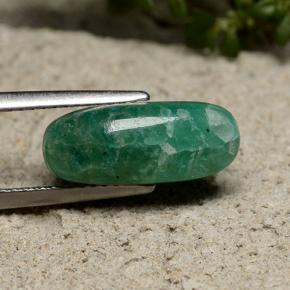 Amazonita Azul verde Natural 4.03ct, Corte Oval, Opaco