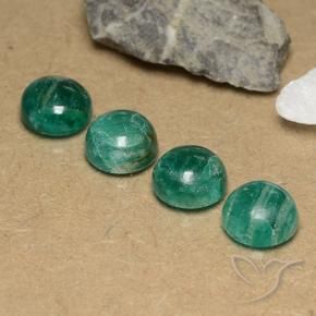 Pedras preciosas de Amazonita Verde Frio natural de 11.91 ct, Redondo, Opaco