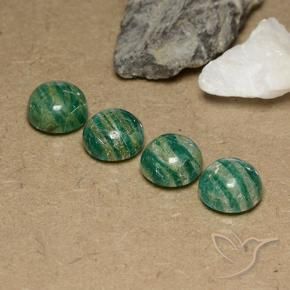 Pedras preciosas de Amazonita Verde Frio natural de 11.93 ct, Redondo, Opaco