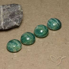 Pedras preciosas de Amazonita verde pinho natural de 11.36 ct, Redondo, Opaco
