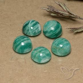Pedras preciosas de Amazonita verde pinho natural de 11.64 ct, Redondo, Opaco
