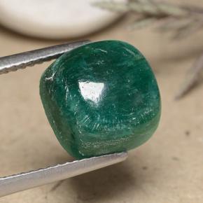 Amazonita Azul verde Natural 5.60ct, Almofada cortada, Opaco