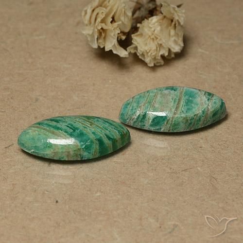 Pedras preciosas de Amazonita verde pinho natural de 13.50 ct, Marquesa, Opaco