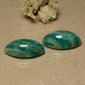 Pedras preciosas de amazonita verde natural de 19,69 ct, marquise, opaco