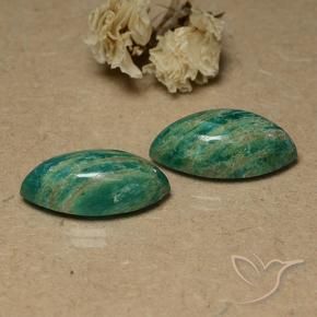 Pedras preciosas de Amazonita Verde médio-escuro natural de 17.92 ct, Marquesa, Opaco