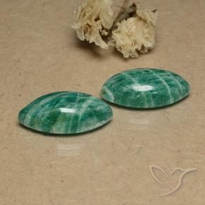 Pedras preciosas de Amazonita verde pinho natural de 17.85 ct, Marquesa, Opaco