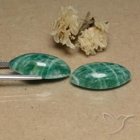 Pedras preciosas de Amazonita verde pinho natural de 17.85 ct, Marquesa, Opaco