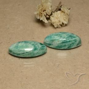 Pedras preciosas de Amazonita Verde médio natural de 17.71 ct, Marquesa, Opaco