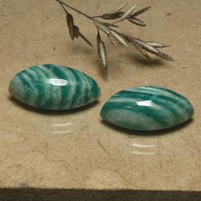 Pedras preciosas de Amazonita Azul verde natural de 14.83 ct, Marquesa, Opaco