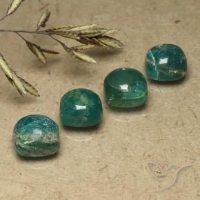 Pedras preciosas de Amazonita Verde Frio natural de 7.62 ct, Almofada, Opaco