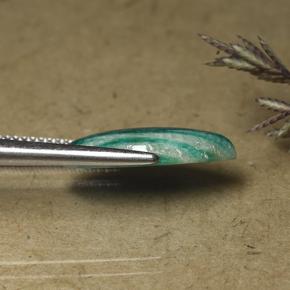 Amazonita Azul verde Natural 4,08ct, Marquesa, Opaco