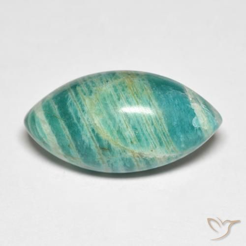 Amazonita Verde Frio Natural 9.14ct, Marquesa, Opaco