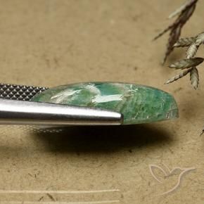Amazonita Verde Pinho Frio Natural 6.79ct, Marquesa, Opaco
