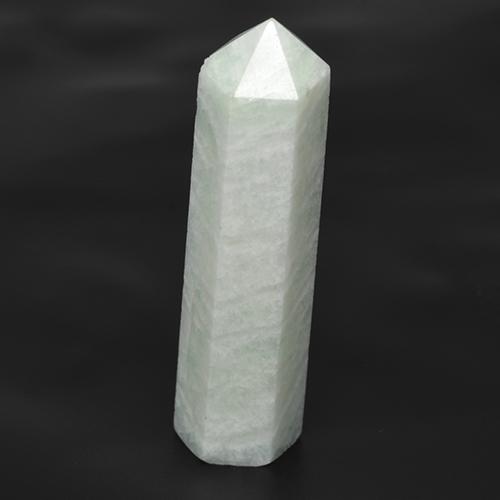 Amazonita branco esverdeado Natural 25,96ct, Forma extravagante, Translúcido