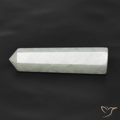Amazonita branco esverdeado Natural 19.04ct, Chique, Translúcido