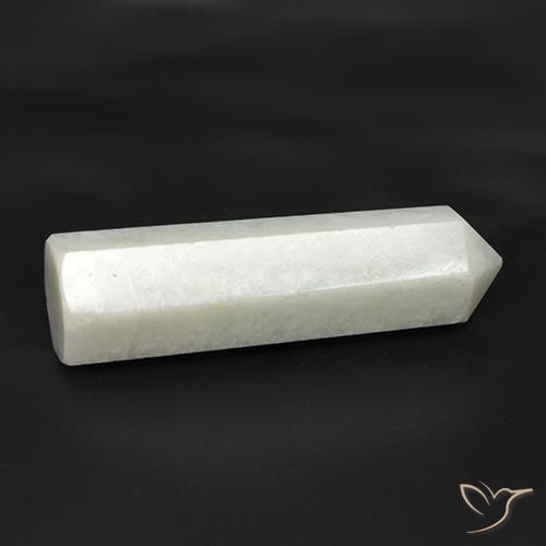 Amazonita Verde Claro Branco Natural 22.77ct, Chique, Translúcido
