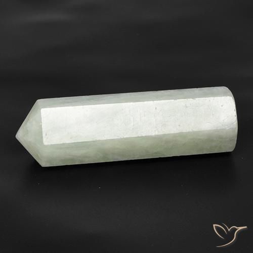 Amazonita branco esverdeado Natural 26.31ct, Chique, Translúcido